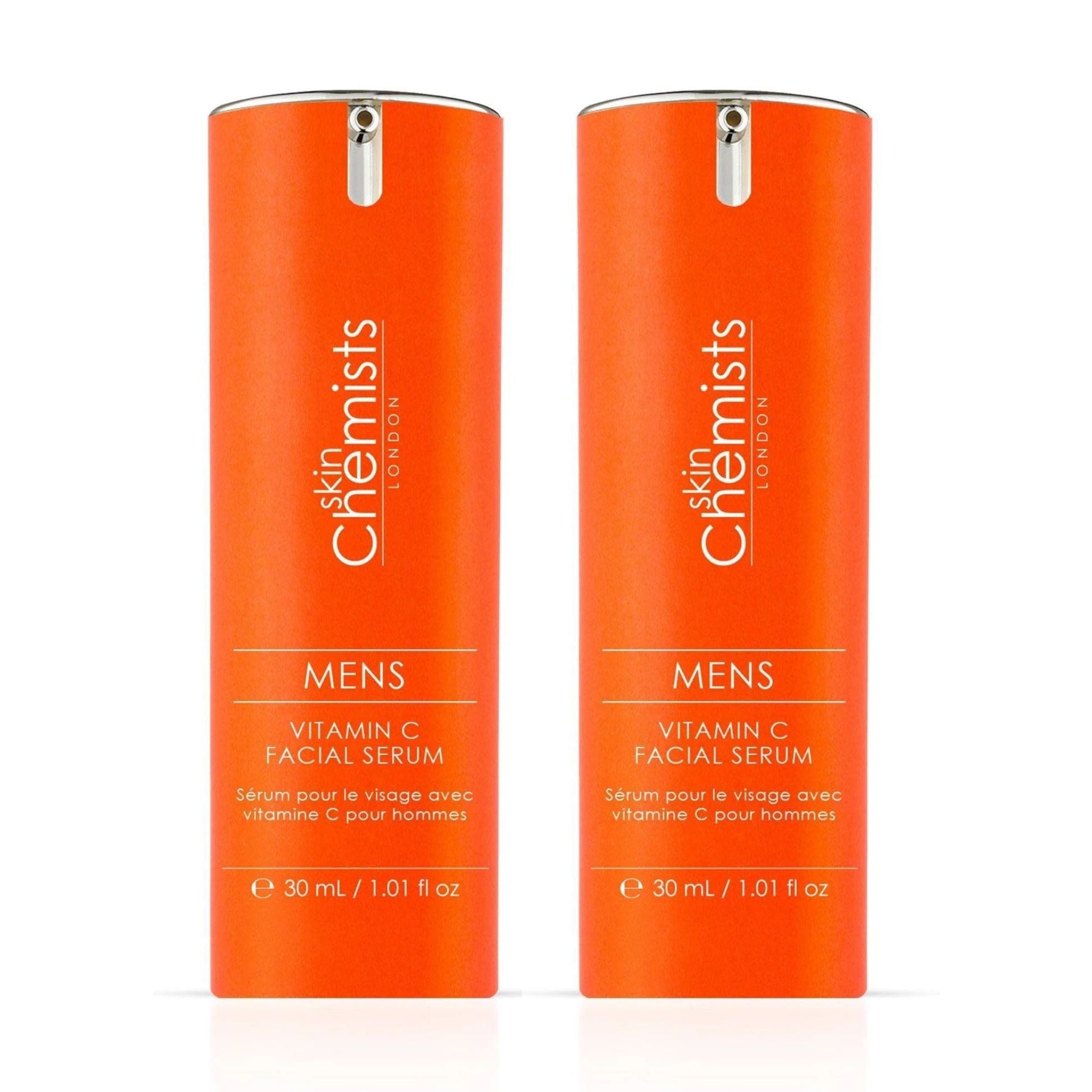 skinChemists Men's Vitamin C Facial Serum 30ml Twin Value Savings Pack - skinChemists