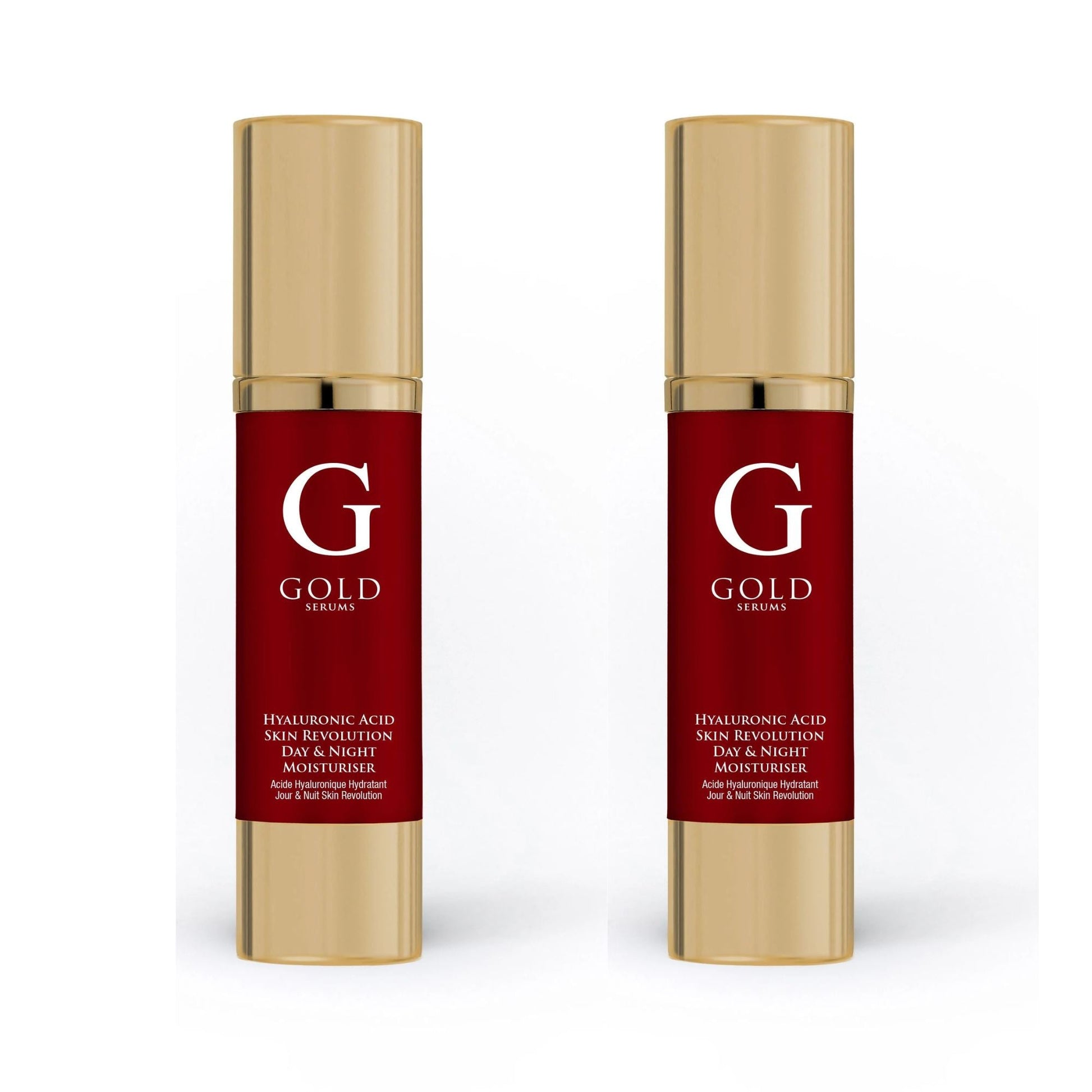 Gold Serums Hyaluronic Acid Skin Revolution Day & Night Moisturiser 50ml Twin Value Savings Pack - skinChemists