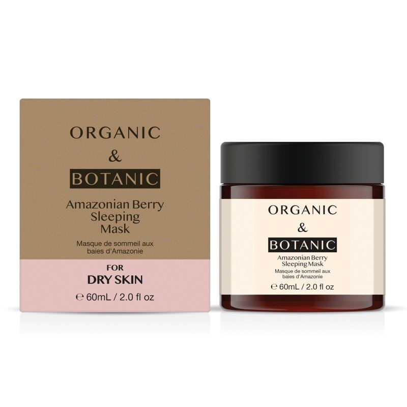 Amazonian Berry Overnight Sleeping Mask - 60ml - Deeply Hydrating, Brightening, & Revitalizing with Vitamin C & Plant Extracts for Radiant Skin - skinChemists