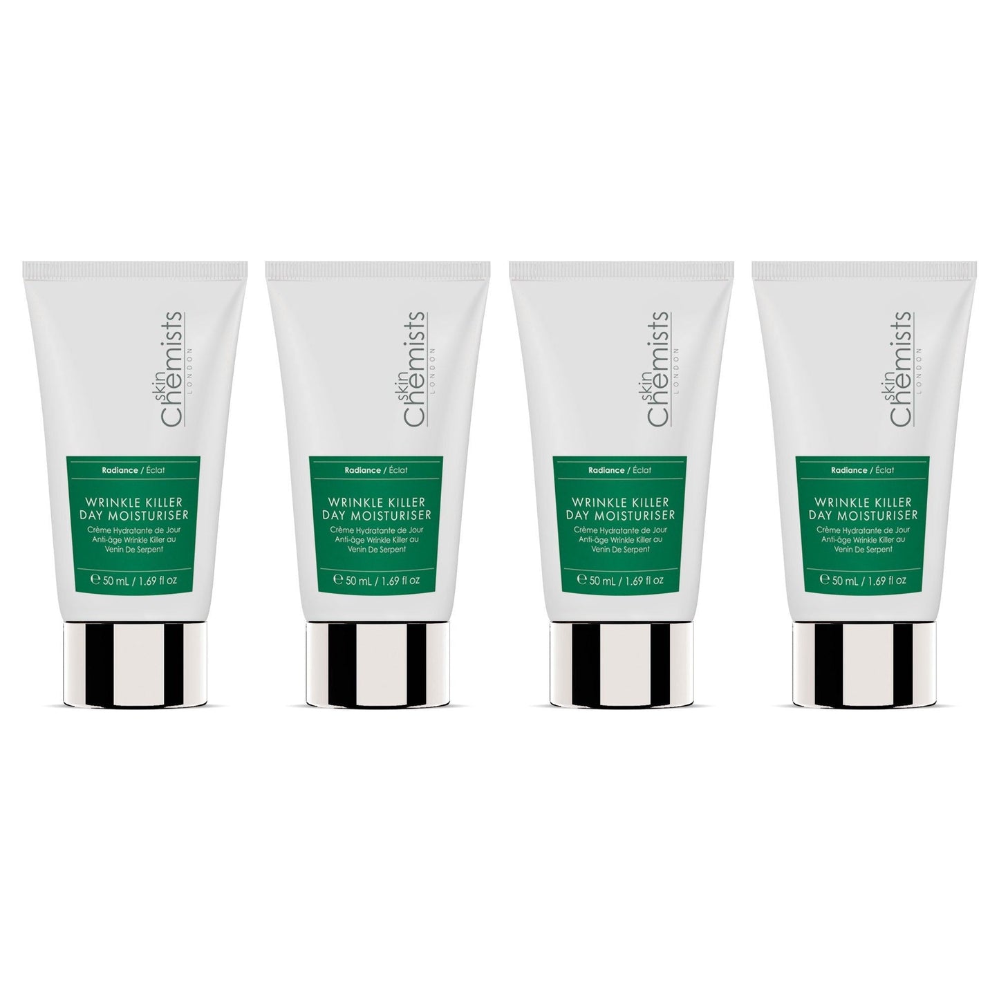 skinChemists Anti-Ageing Wrinkle Killer Day Moisturiser 50ml Shorted Date Pack of 4 - skinChemists