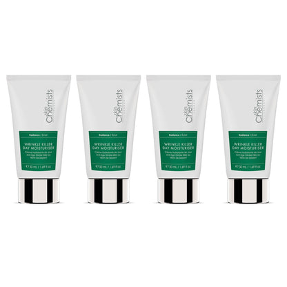 skinChemists Anti-Ageing Wrinkle Killer Day Moisturiser 50ml Shorted Date Pack of 4 - skinChemists
