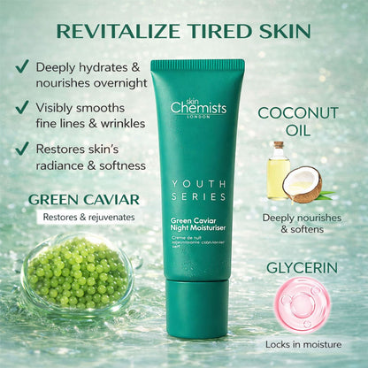 Green Caviar Night Moisturiser 50ml - skinChemists