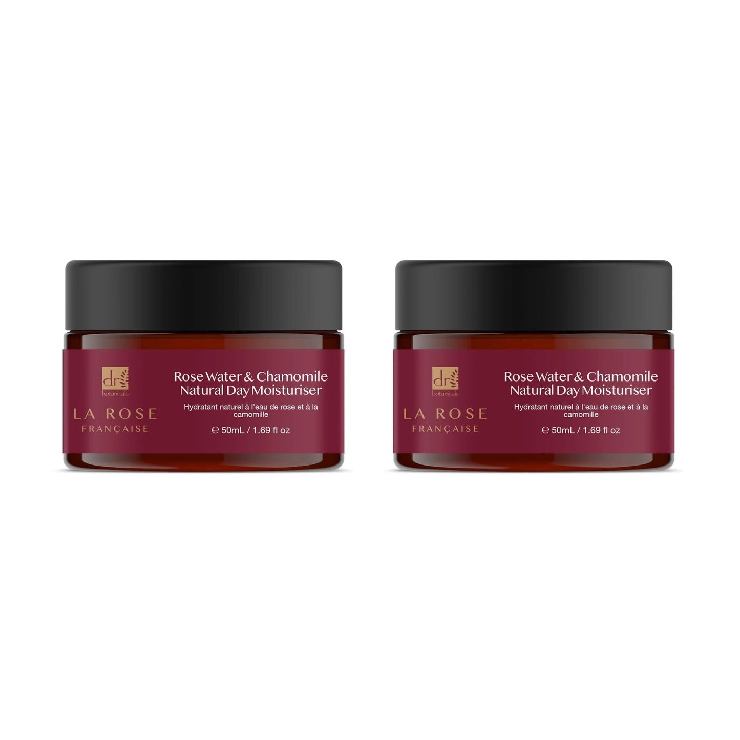 Dr Botanicals La Rose Francaise Day Moisturiser 50ml Twin Value Savings Pack - skinChemists