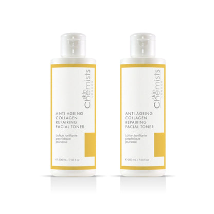 skinChemists Anti-Ageing Collagen Repairing Facial Toner 200ml Twin Value Savings Pack - skinChemists