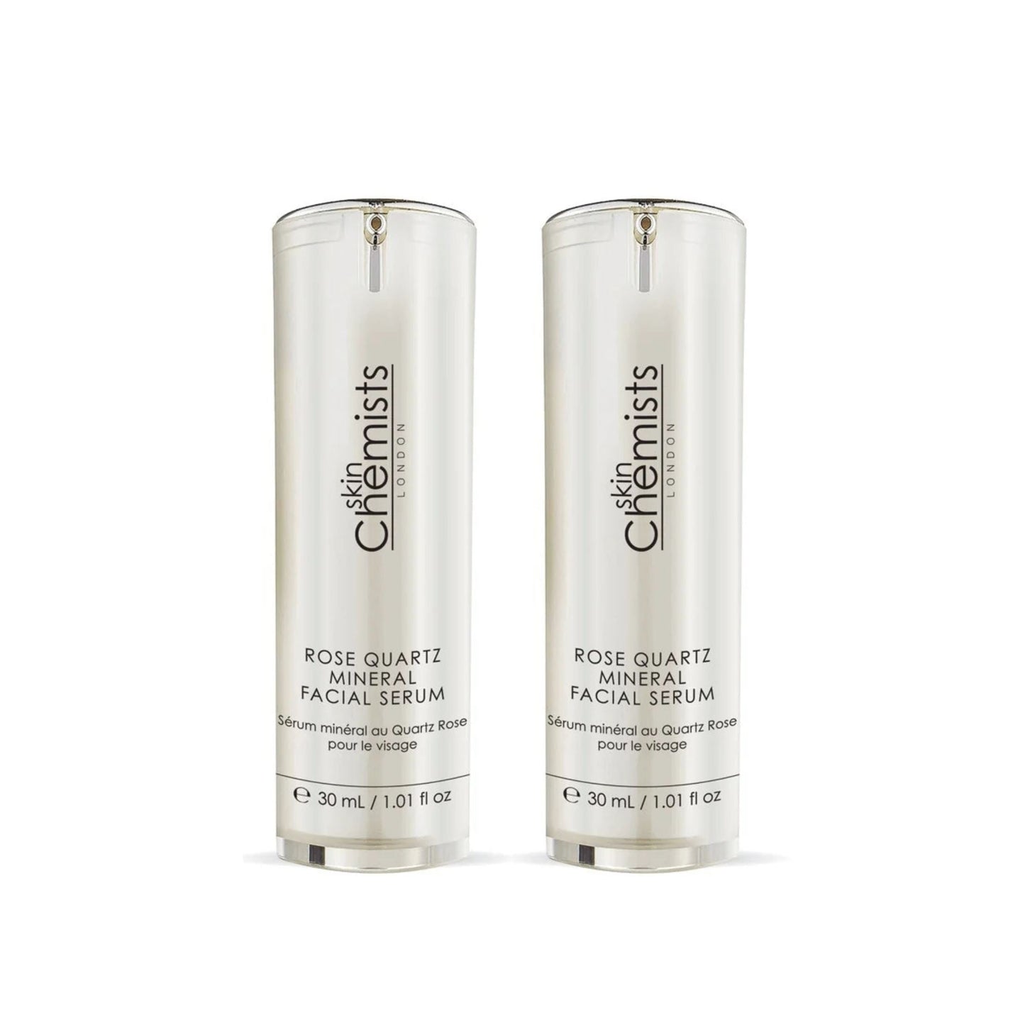 skinChemists Rose Quartz Mineral Facial Serum 30ml Twin Value Savings Pack - skinChemists