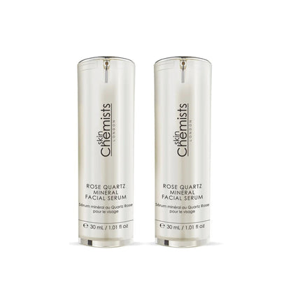 skinChemists Rose Quartz Mineral Facial Serum 30ml Twin Value Savings Pack - skinChemists