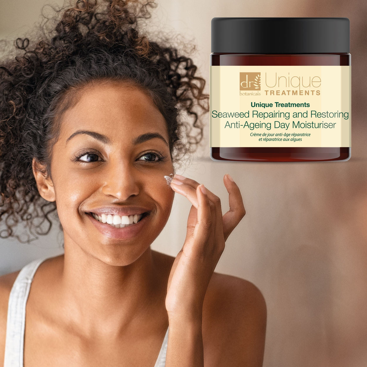 Anti-Ageing Caffeine Overnight Facial Moisturising Treatment 50ml + Unique Treatments Seaweed Repairing and Restoring Anti-Ageing Day Moisturiser - skinChemists