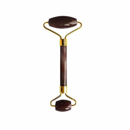 Tiger Eye Harmony and Balancing Facial Roller (Gold Metal Handle) - skinChemists