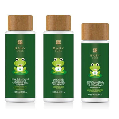 Baby Lux Shampoo and Bath Gel, Body Oil and Milk - skinChemists