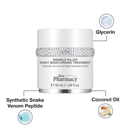 Wrinkle Killer Night Moisturising Treatment 50ml - skinChemists