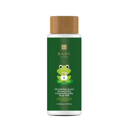 Dr Botanicals Baby Lux Sweet Almond Oil & Chamomile Baby Body Milk 200ml Twin Value Savings Pack - skinChemists