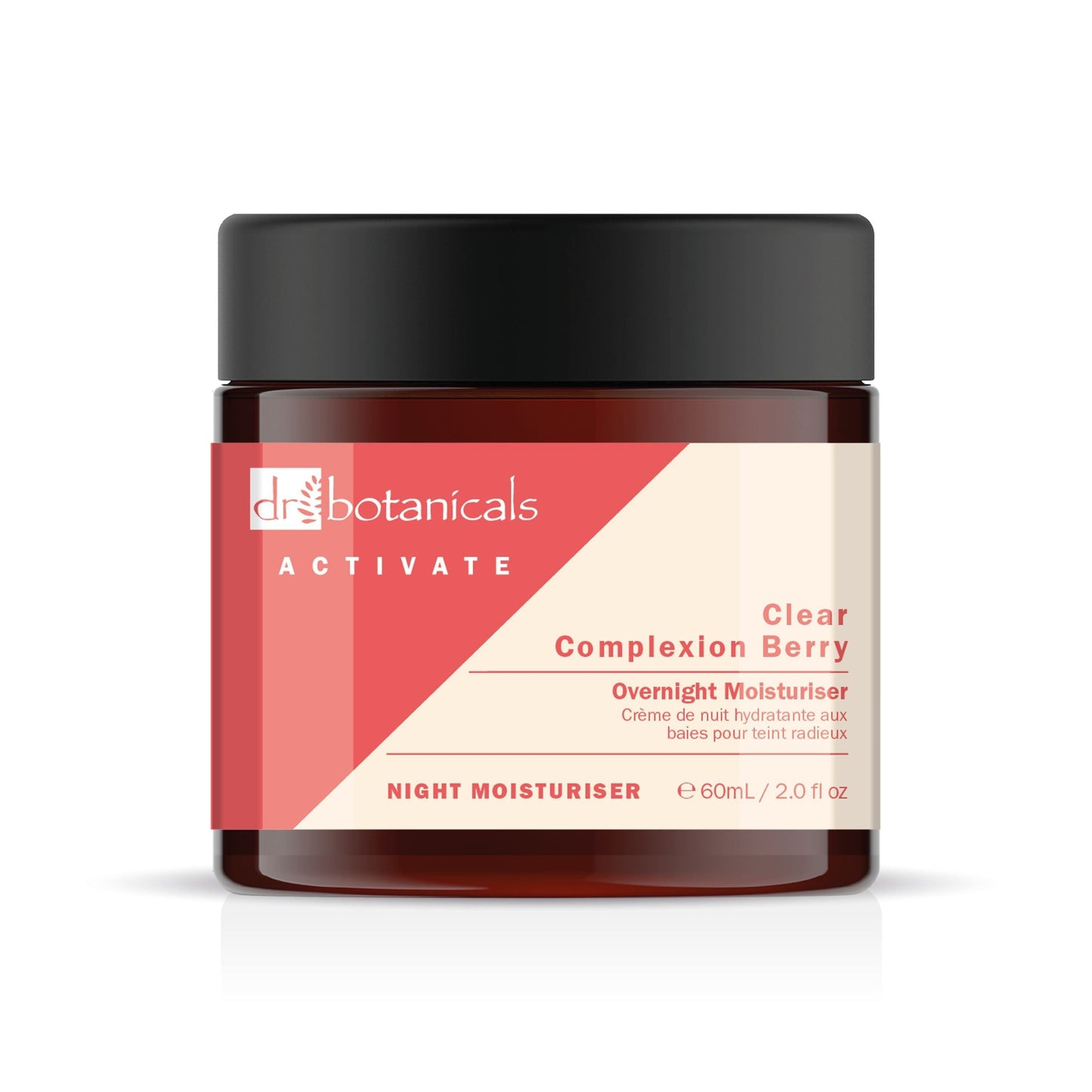 Dr Botanicals Activate Clear Complexion Berry Overnight Moisturiser 60ml Twin Value Savings Pack - skinChemists