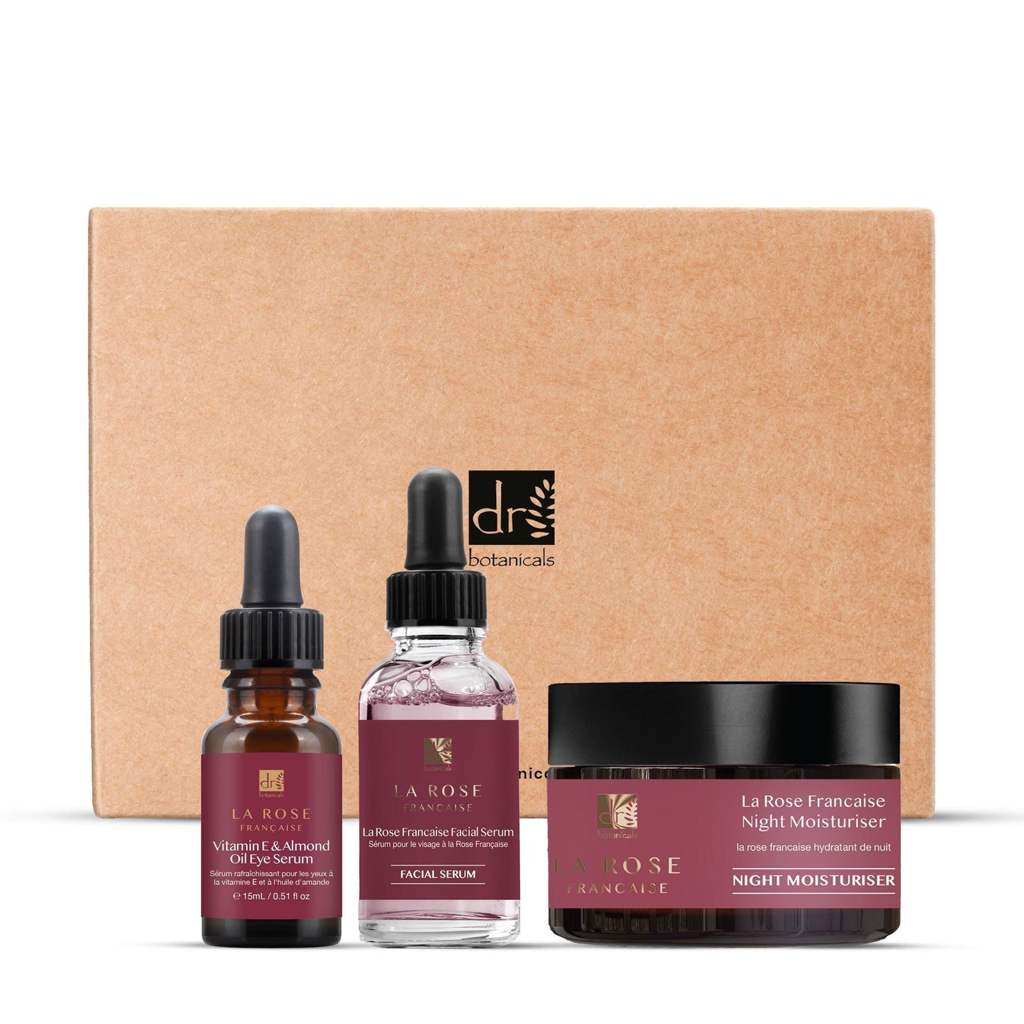 DB La Rose Française - Facial Serum, Duo Moisturiser and Eye Serum - skinChemists
