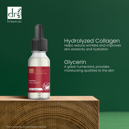 Dr Botanicals Vegan Collagen Repairing Eye Serum 15ml Twin Value Savings Pack - skinChemists