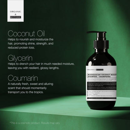 Madagascan Coconut Moisturising Shampoo 500ml - skinChemists