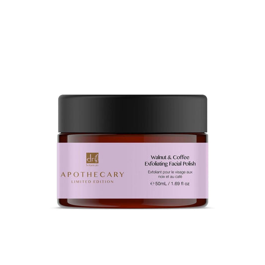 Dr Botanicals Walnut & Coffee Exfoliating Facial Polish 50ml Twin Value Savings Pack