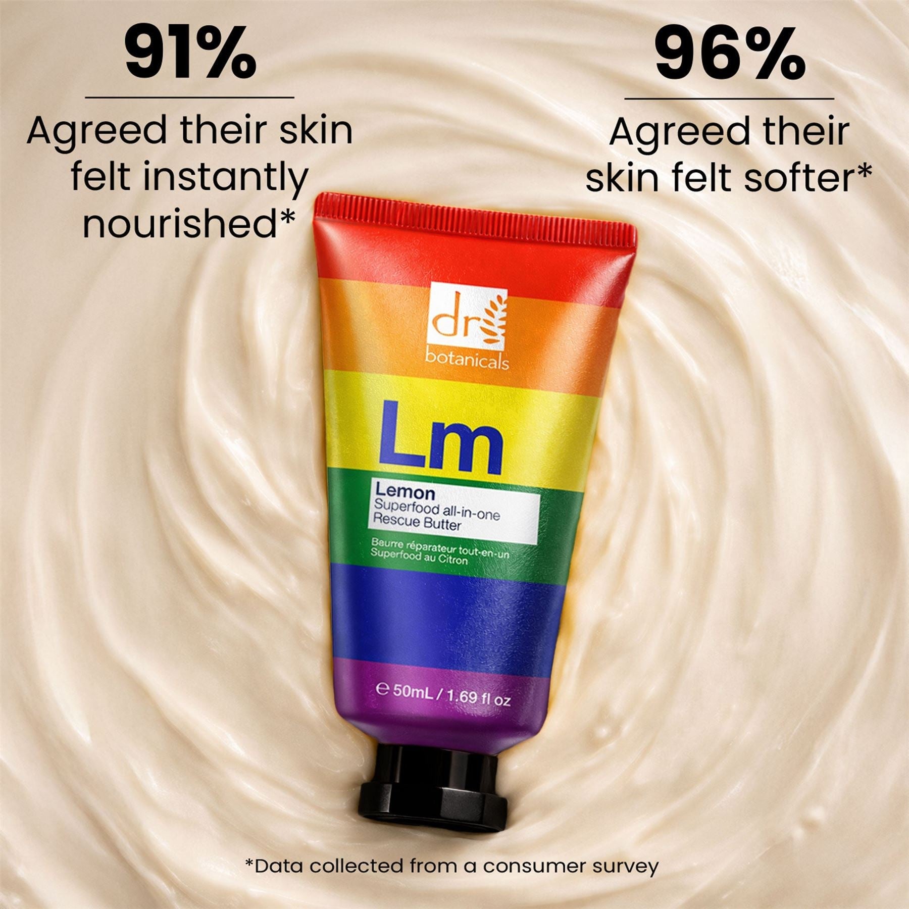 Pride Edition Lemon Superfood All-In-One Rescue Butter 50ml - skinChemists