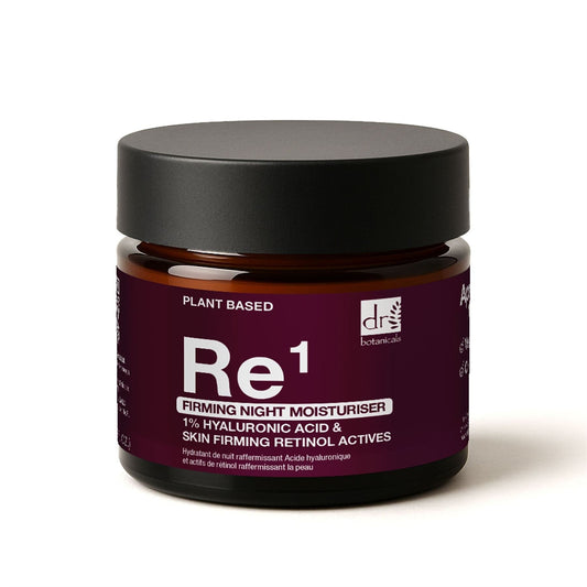 Dr Botanicals Retinol Night Cream | Retinol Actives & 1% Hyaluronic Acid | Overnight Hydration | 60ml