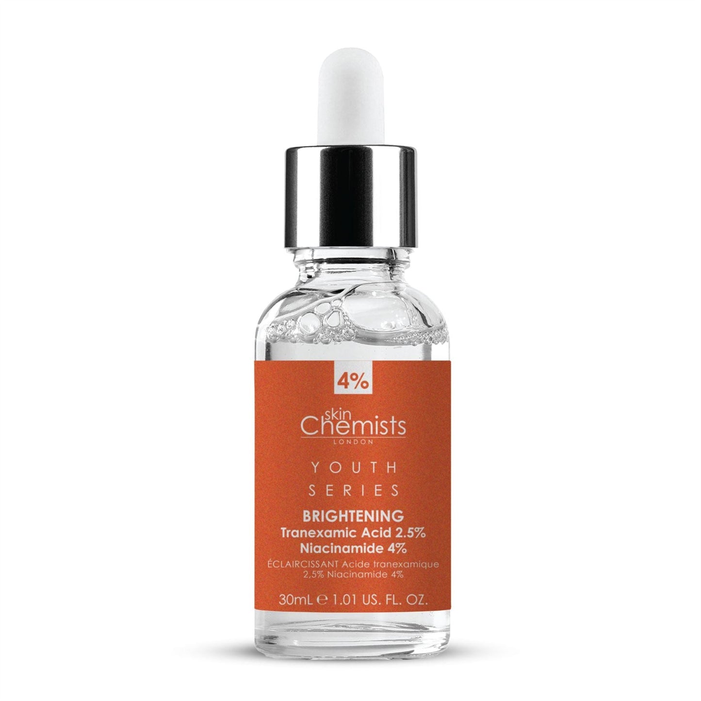 Tranexamic Acid 2.5%, Niacinamide 4% Brightening Facial Serum 30ml - skinChemists