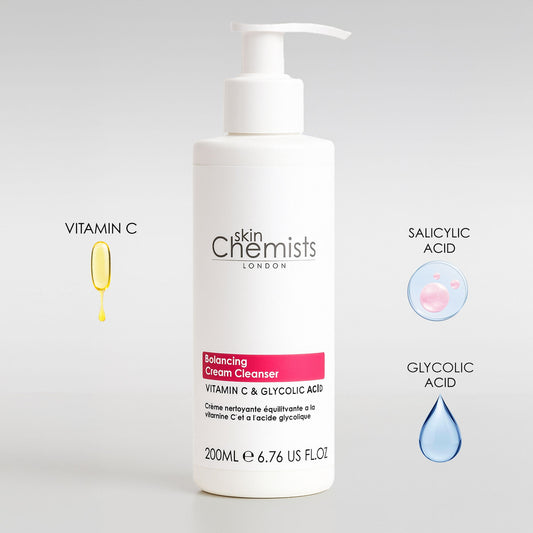 Balancing Vitamin C & Glycolic Acid Cream Cleanser 200ml