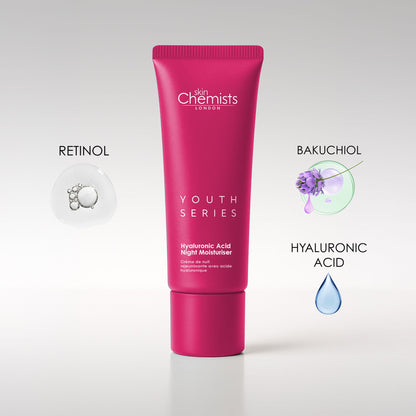 skinChemists Retinol Bakuchiol Night Moisturiser Anti-Aging Face Cream 50ml