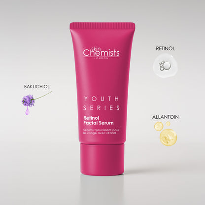 skinChemists Retinol and Bakuchiol Dual Anti-Aging Facial Serum 30ml