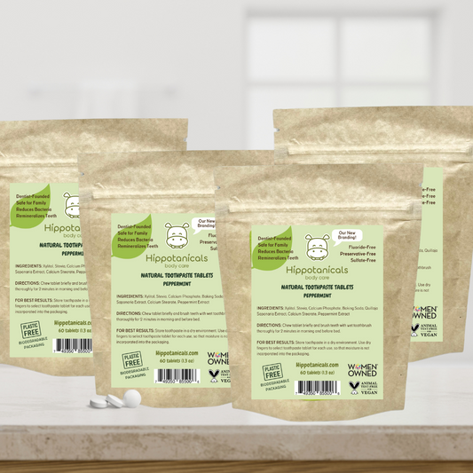 Value Pack Natural Peppermint Toothpaste Tablets Bundles