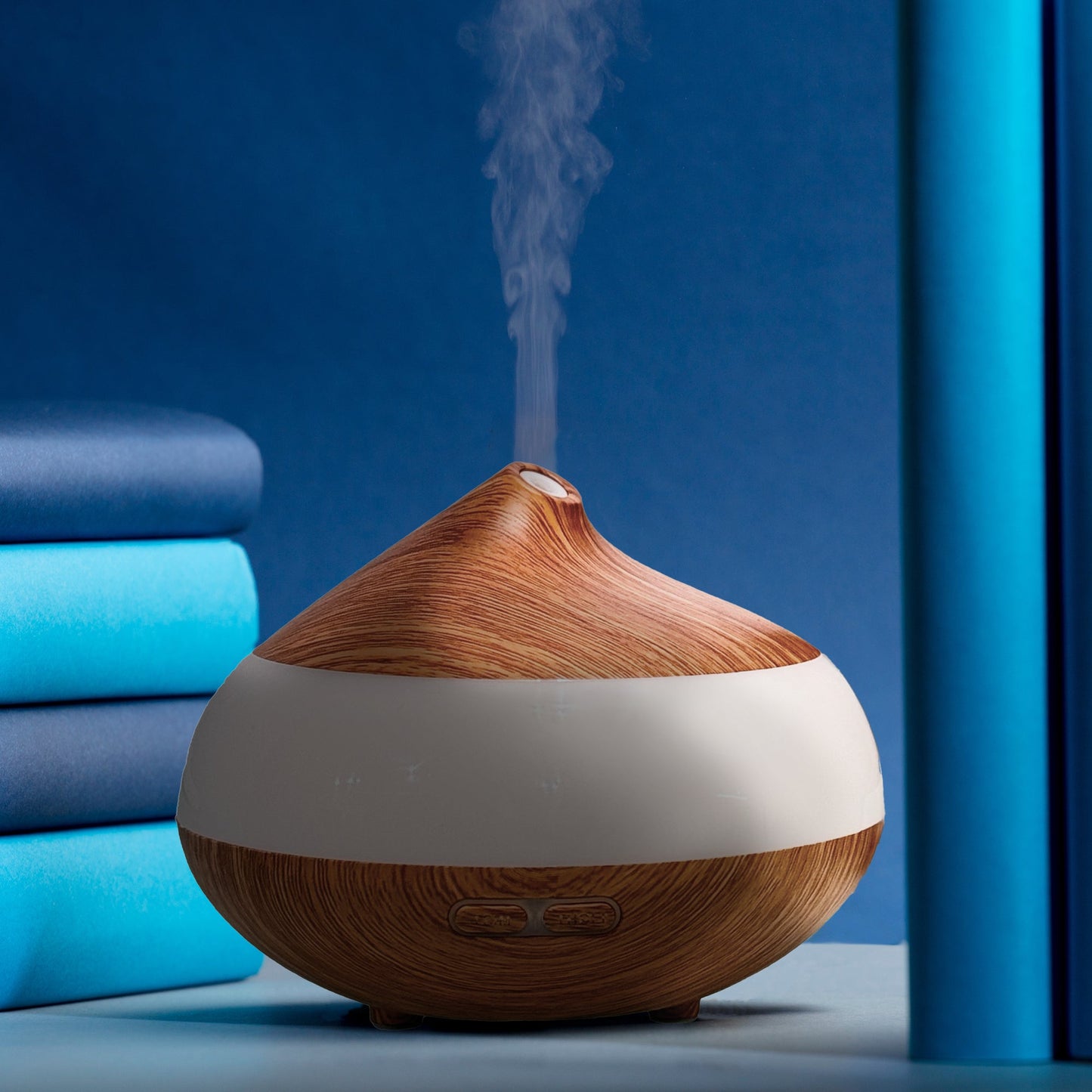 Bio-Balancing Wooden Aroma Digital Diffuser Clear Panel