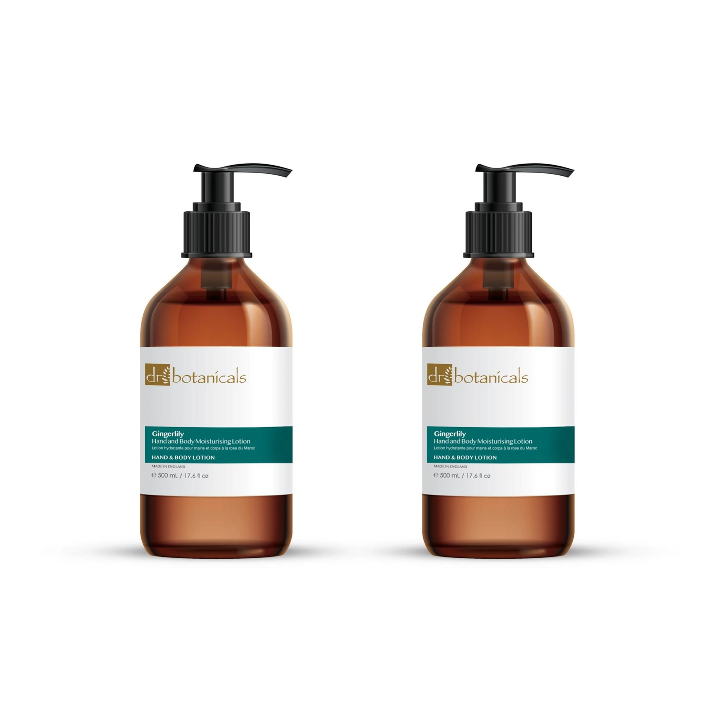 Gingerlily Hand & Body Moisturising Lotion 500ml Twin Value Savings Pack