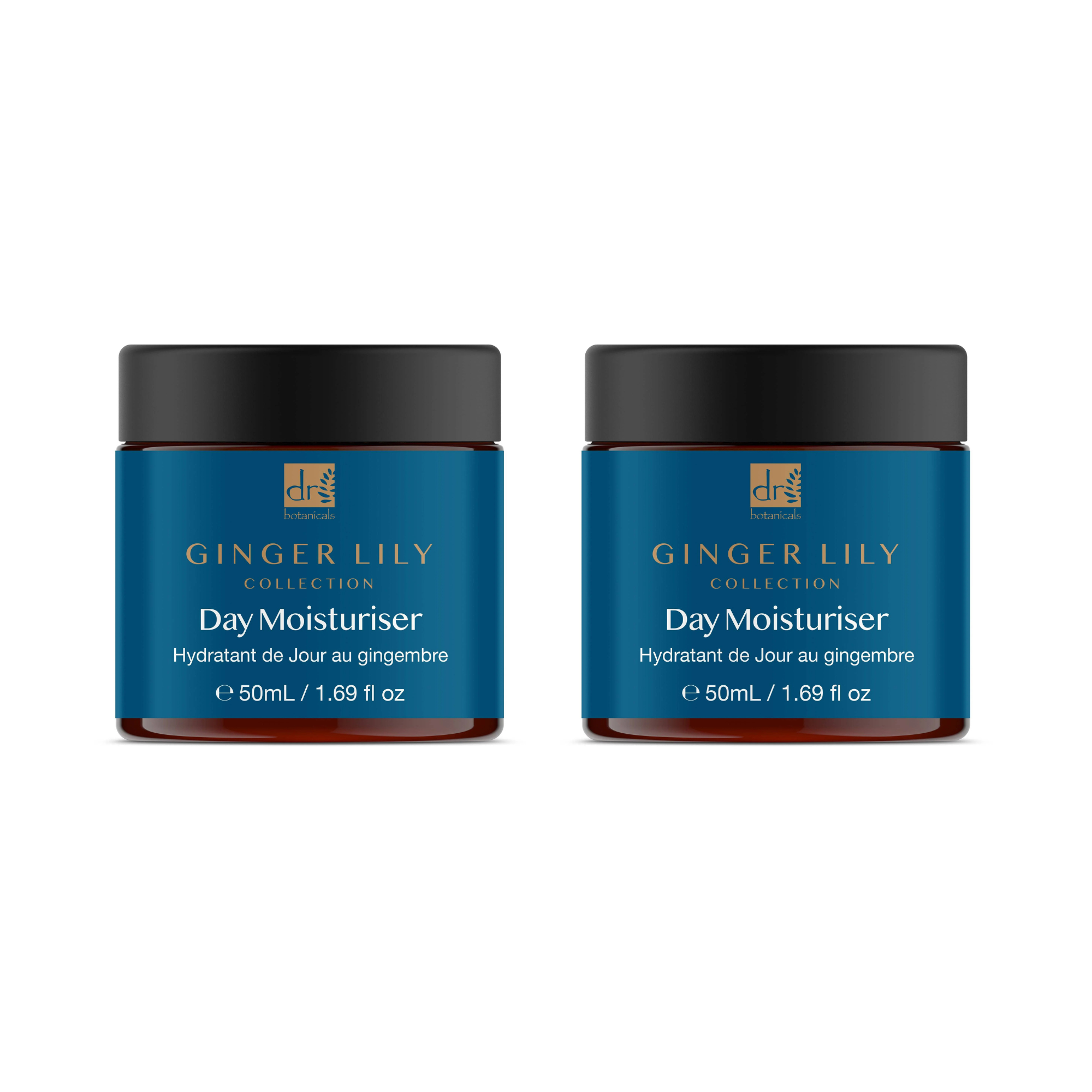 Dr Botanicals Gingerlily Day Moisturiser 50ml Twin Value Savings Pack