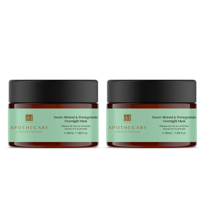 Sweet Almond & Pomegranate Overnight Mask 50ml Twin Value Savings Pack