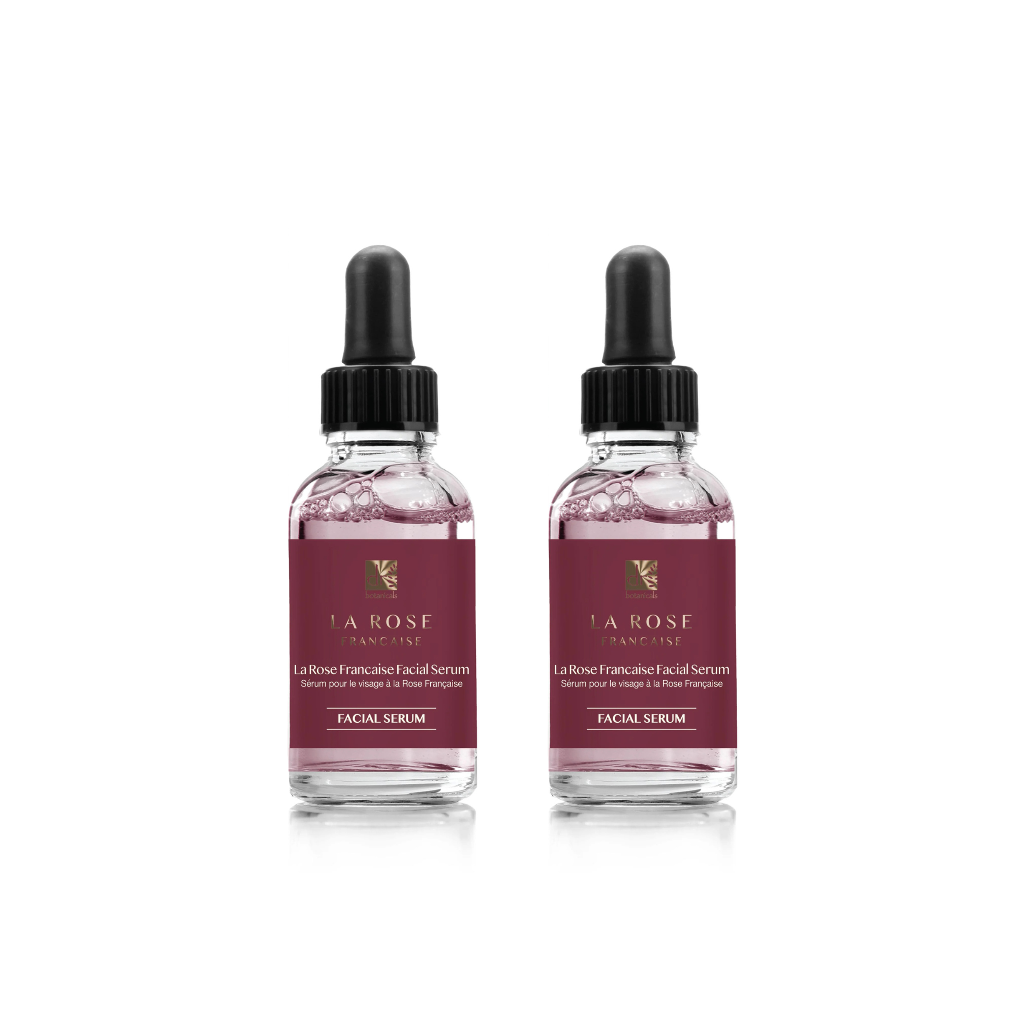 Dr Botanicals La Rose Francaise Facial Serum 30ml Twin Value Savings Pack