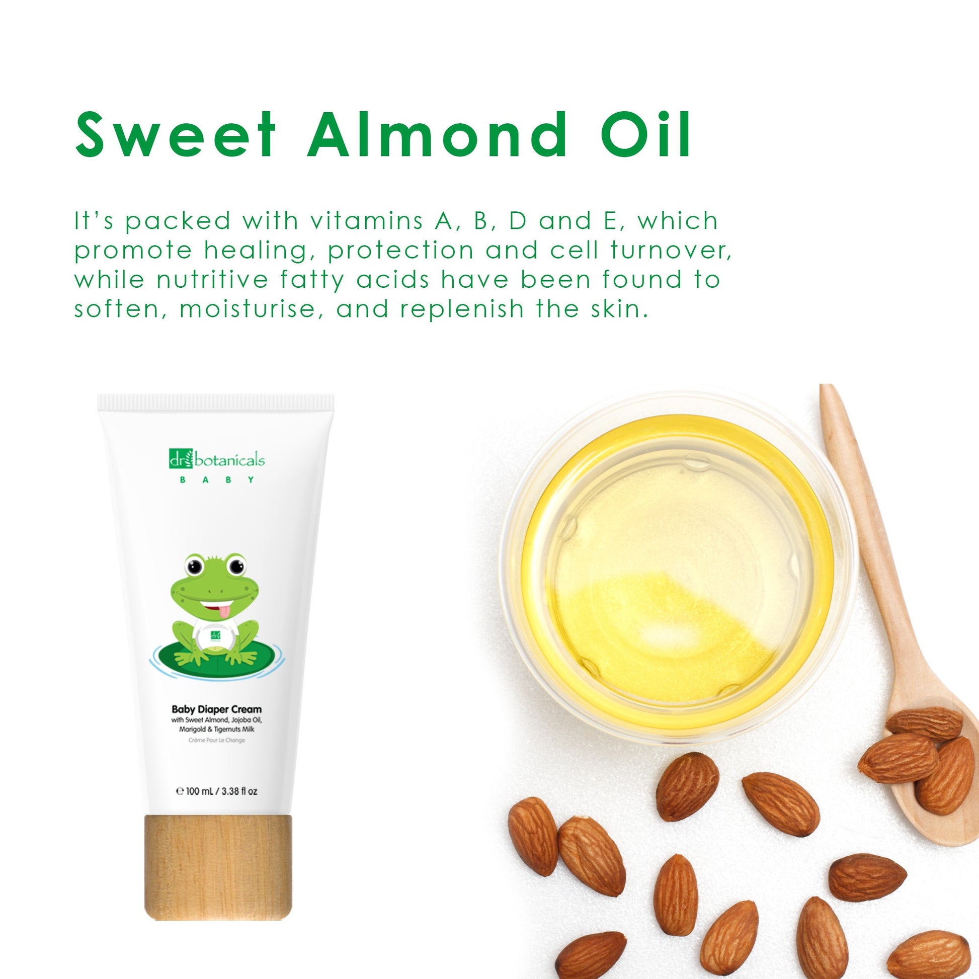 Jojoba & Sweet Almond Oil Baby Diaper Cream 100ml - skinChemists