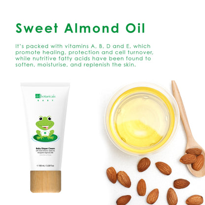 Jojoba & Sweet Almond Oil Baby Diaper Cream 100ml - skinChemists