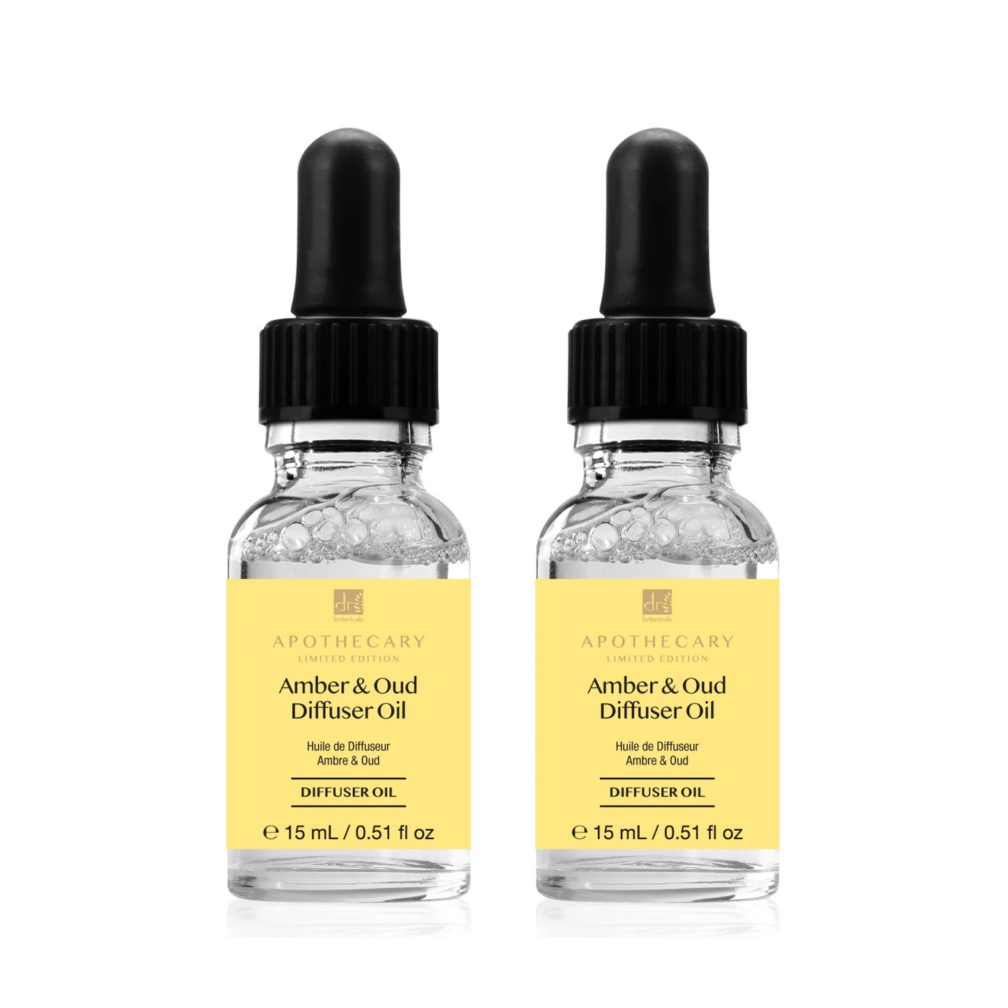 Deep Relax & Calm Amber & Oud Diffuser Oil 15ml Twin Value Savings Pack