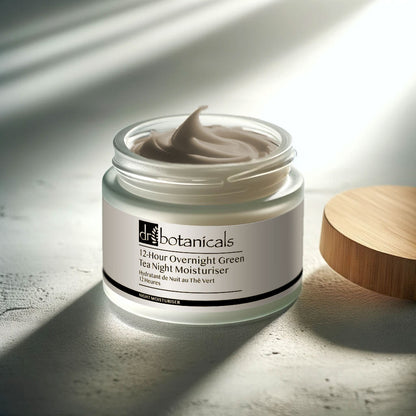 12-Hour Overnight Green Tea Night Moisturiser 50ml x 2 Duo Pack