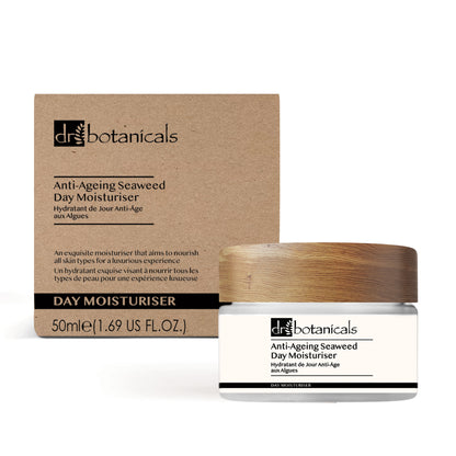 Anti-Ageing Tea Tree Facial Scrub + Facial Oil For Spots & Seaweed Face Moisturiser