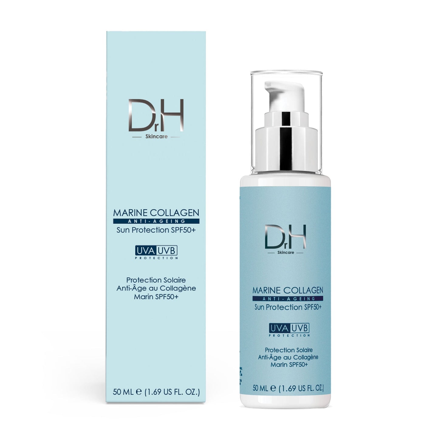 Anti-Ageing Marine Collagen Sun Protection SPF 50 50ml x 2 Duo Pack