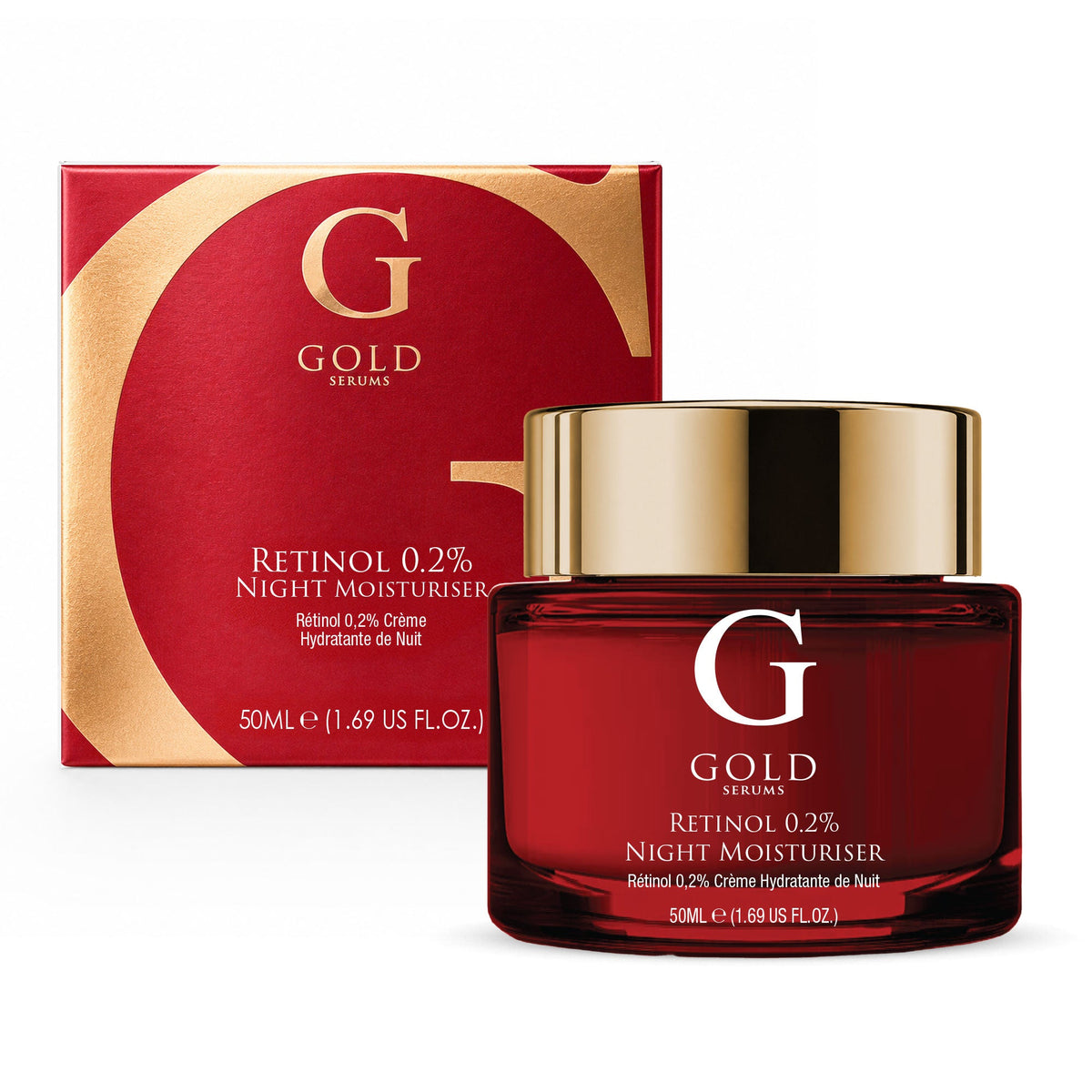 Gold Serums Retinol 0.2% Night Moisturiser 50ml