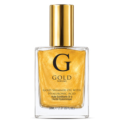 Gold Serums Gold Shimmer Oil with Hyaluronic Acid 30ml