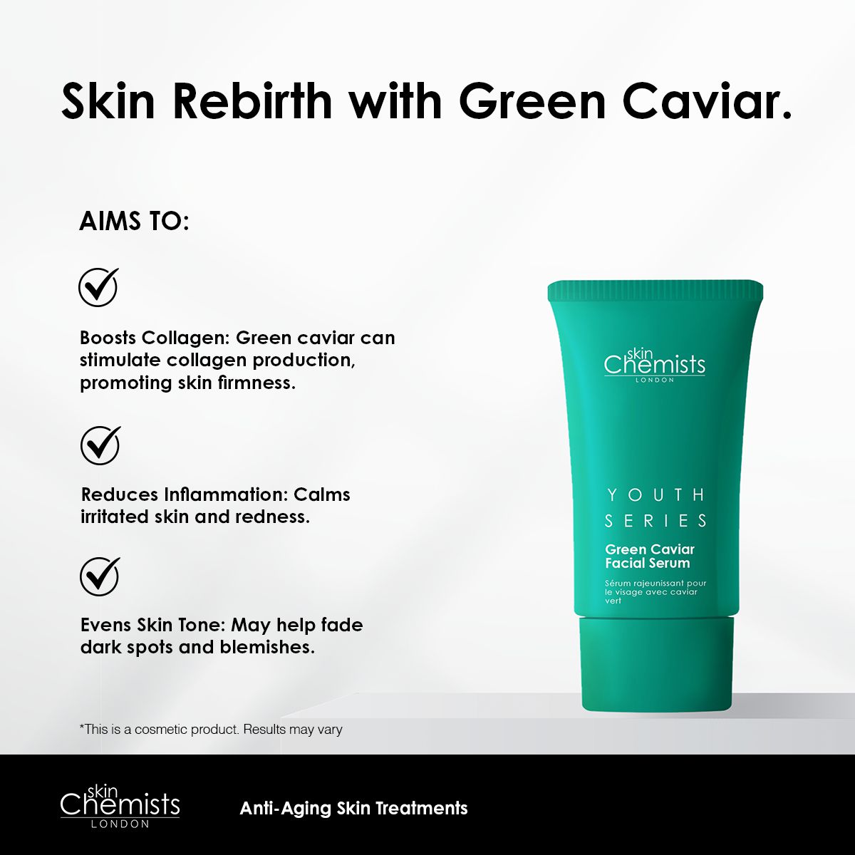 Youth Series Green Caviar Facial Serum 30ml