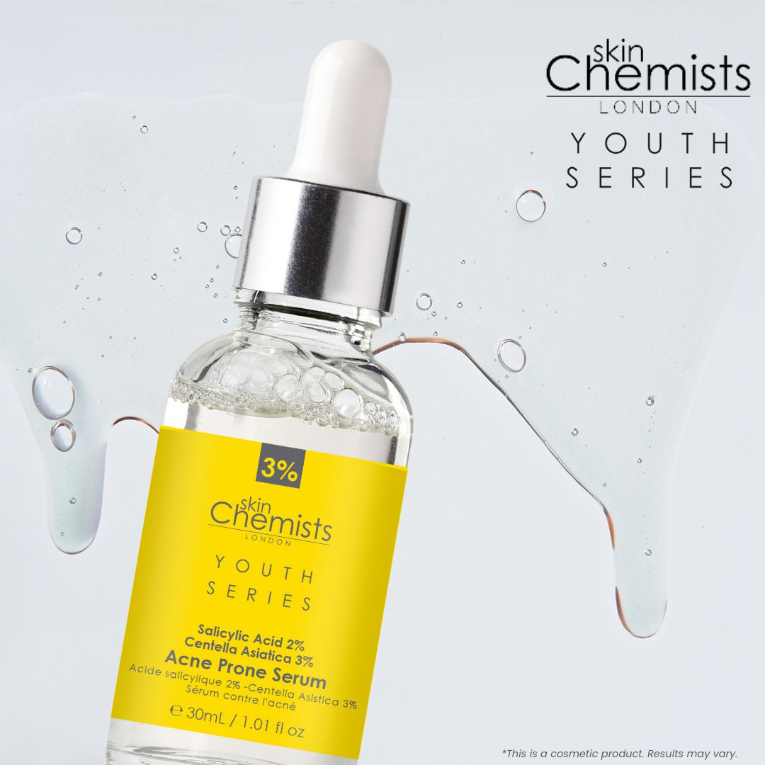 Youth Series Acne Prone Serum Salicylic Acid 2%, Centella Asiatica 3% 30ml x 2 Duo Pack