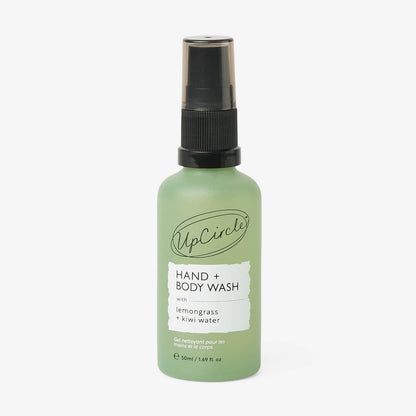 Natural Hand + Body Wash with Lemongrass - Travel Size
