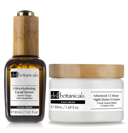 K2 DB Ultra-Hydrating Facial Serum + Advanced 12-Hour Night Detox Cream - skinChemists