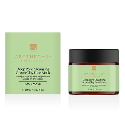 Deep Pore Cleansing Green Clay Face Mask 50ml Twin Value Savings Pack