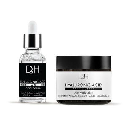 Anti-Ageing Hyaluronic Acid Facial Serum + Day Moisturiser
