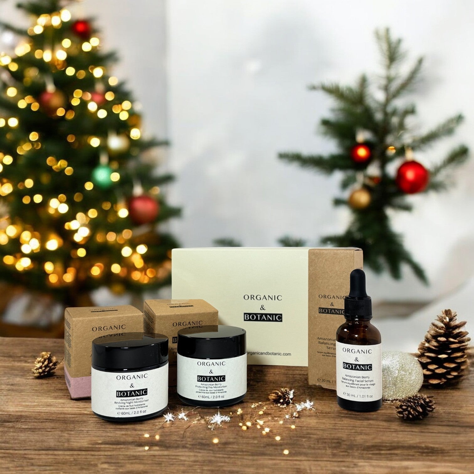 Organic & Botanic Amazonian Berry Anti-Ageing Skincare Christmas Gift Set