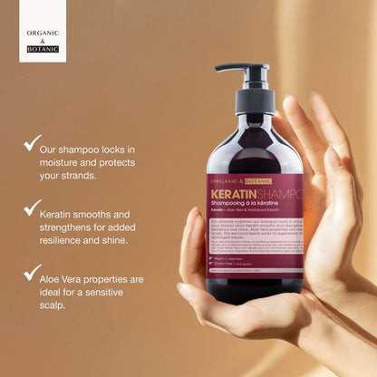 Keratin Shampoo 500ml x 2 Duo Pack