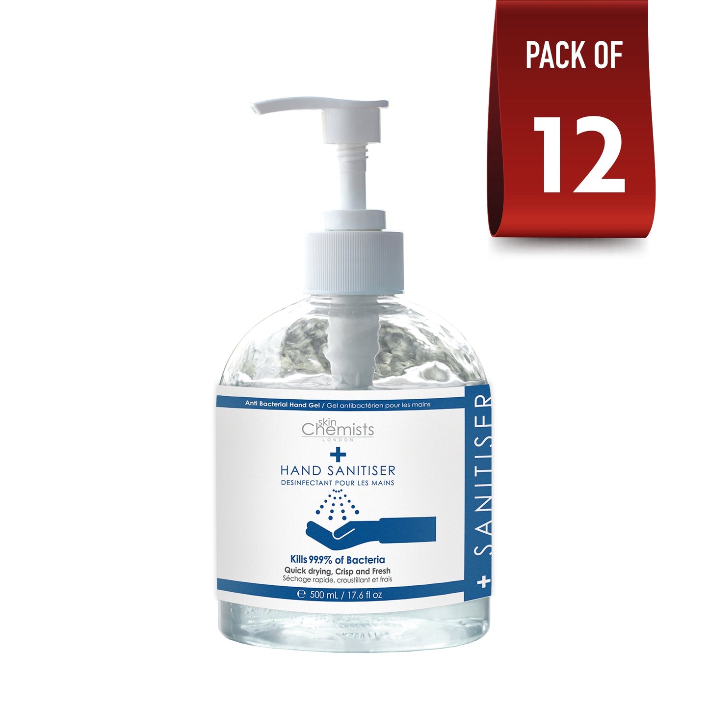 Hand Sanitiser 500ml Pack Of 12