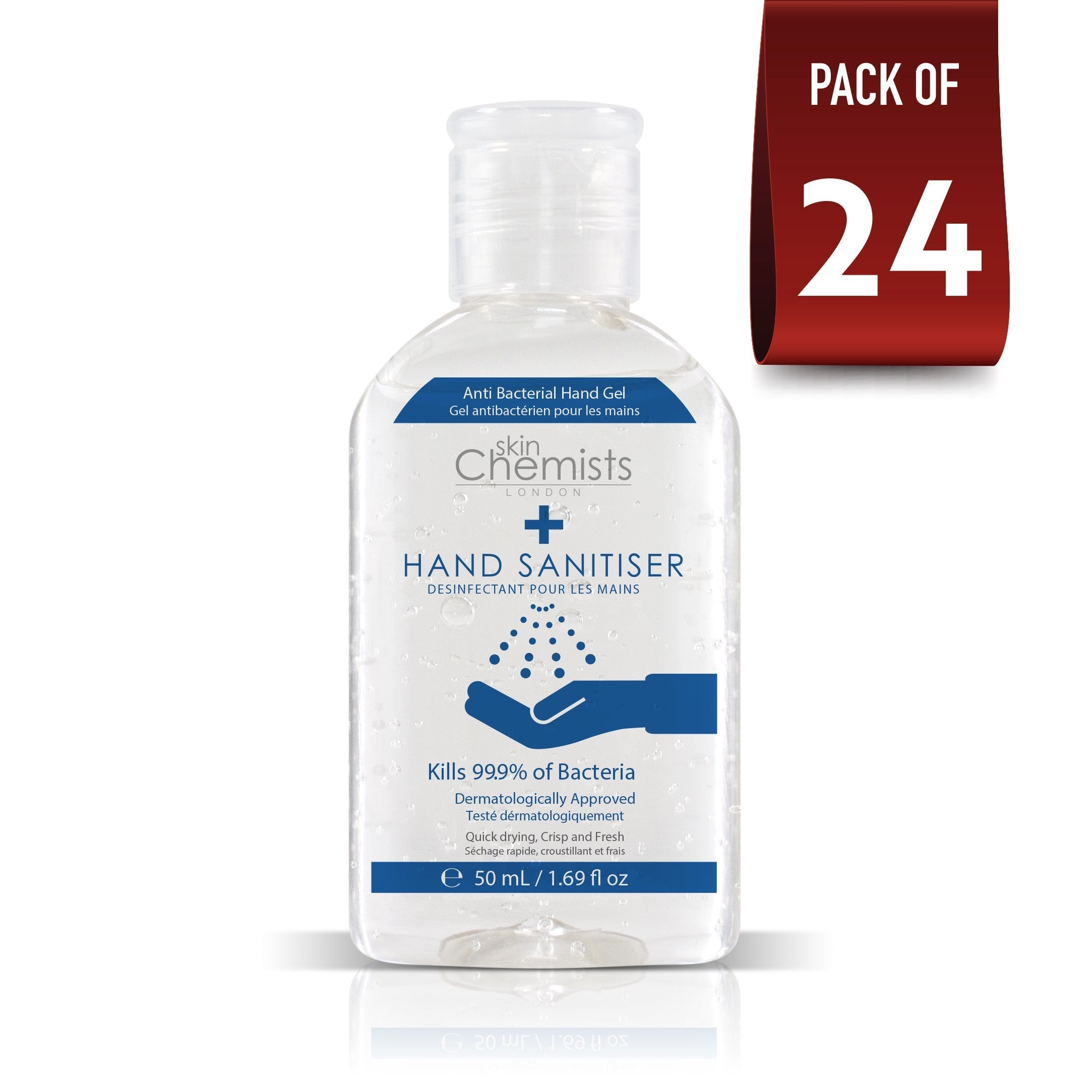 skinChemists Hand Sanitiser 50ml Pack Of 24 - skinChemists